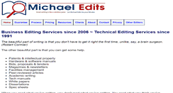 Desktop Screenshot of michaeledits.com